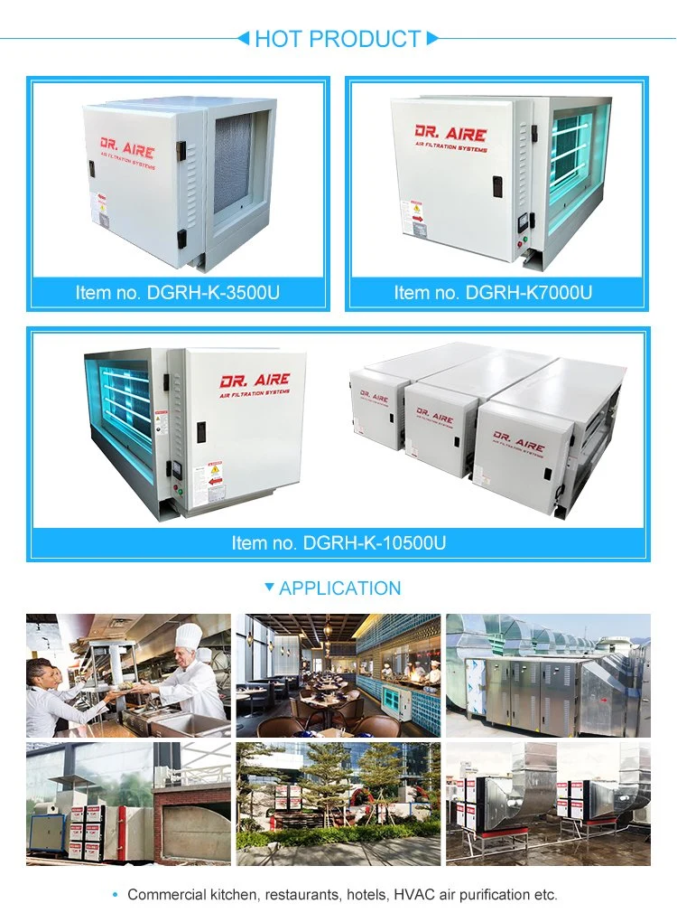 Dr Aire 98% Oil Mist Removal Rate Industrial Oil Mist Collector Oil Mist Filter for CNC Emission